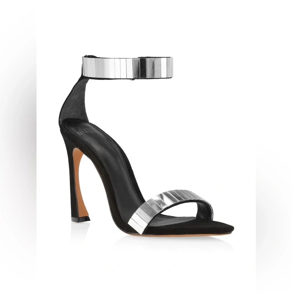 Alexandre Birman Anjelica Embellished Suede Sandals Size 37 1/2